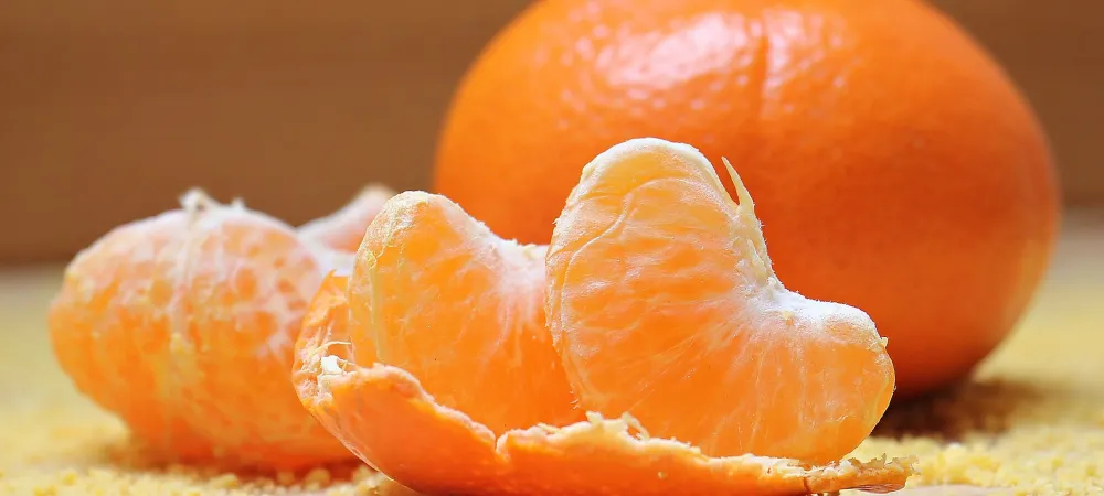 orange peeled